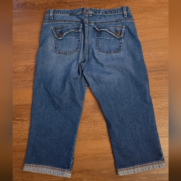 Lee women's jean capris size 12 / M - Picture 5 of 12